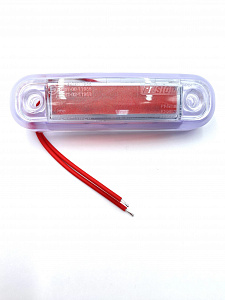 Фонарь контурный светодиодный плоский красный FT-045 C LED